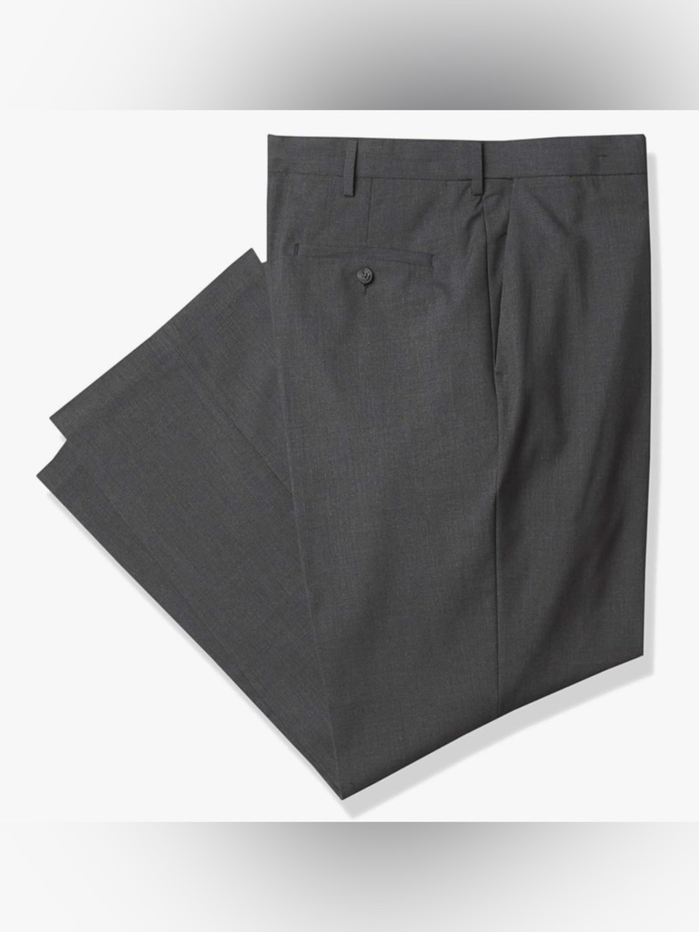 👗Haggar Classic Men's Dress Pants in Dark Charcoal Gray